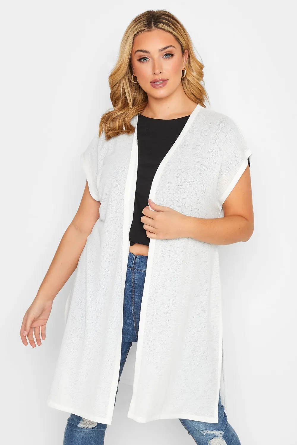 YOURS Curve Navy Blue Cardigan