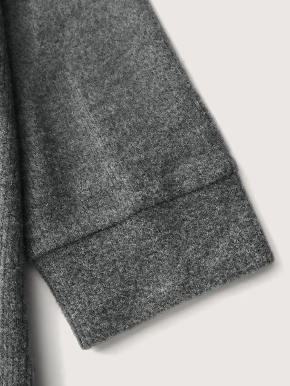 Ribbed Button Color Contrast Knit Top