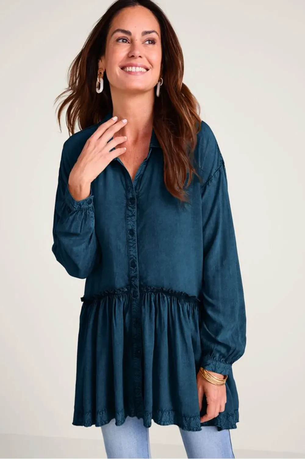 Folklore Long Sleeve Big Shirt