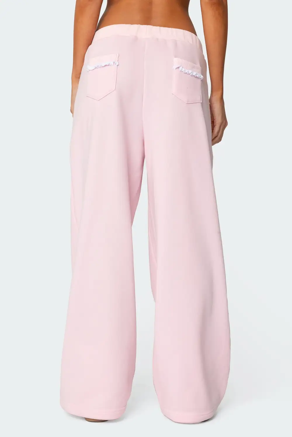 Ashtin Ruffle Trim Sweatpants