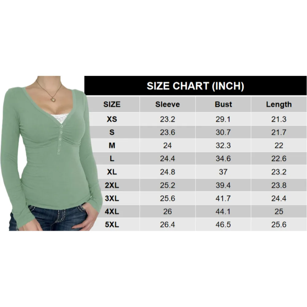 Women's Contrast Lace Button V Neck Tee