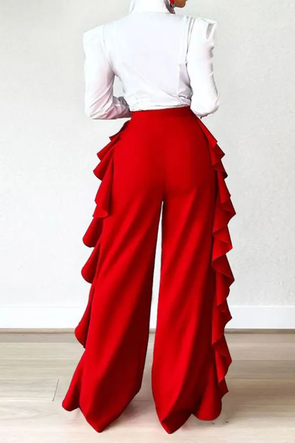  Classic Ruffle Pants
