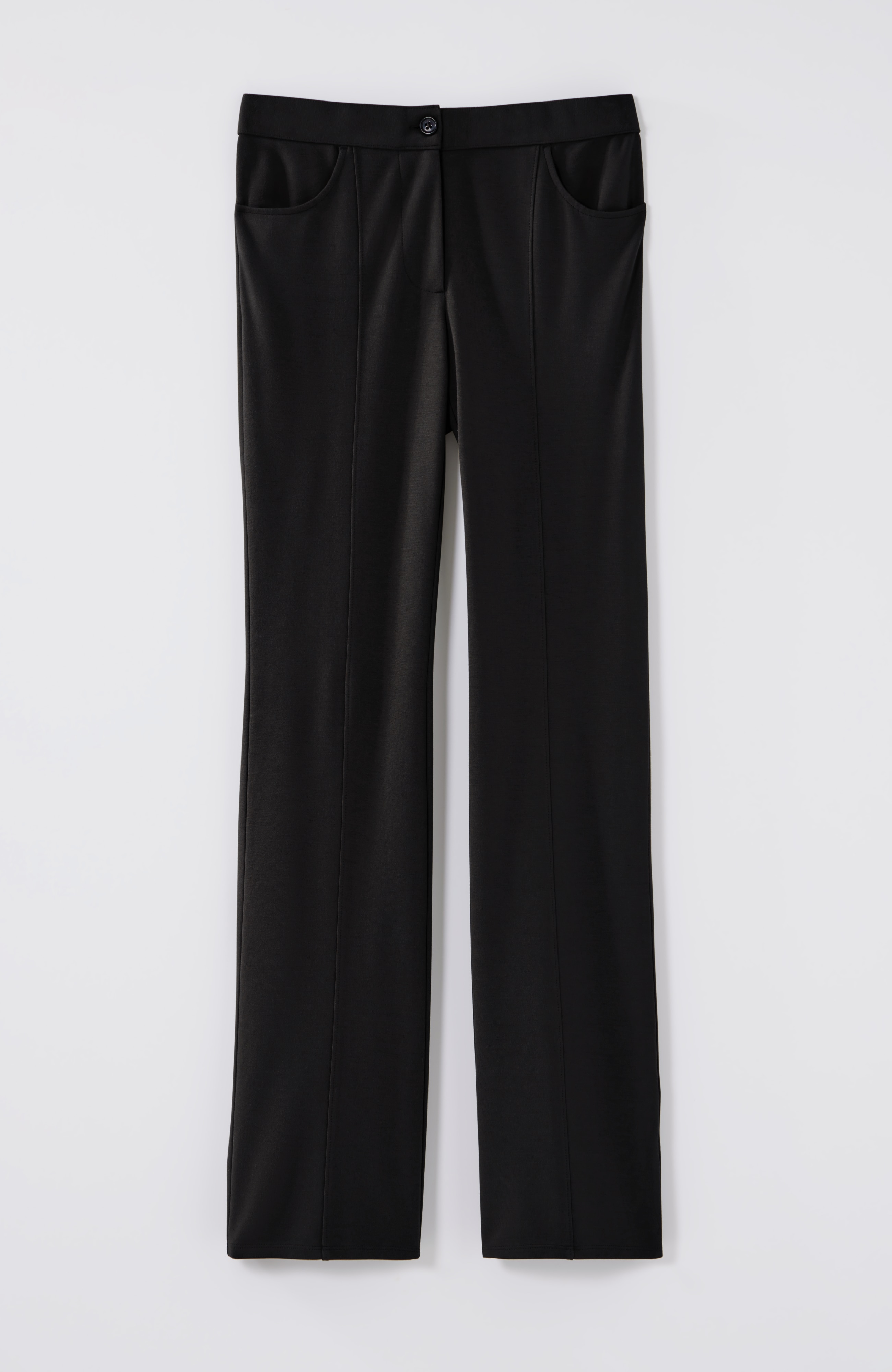 Wearever Double-Face Jersey Boot-Cut Trousers
