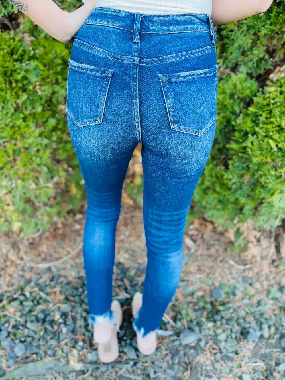 DOORBUSTER! I Like Big Button Fly Skinny Jeans