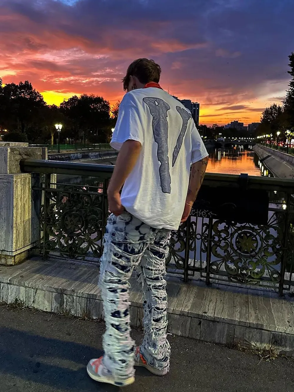 High Street Old Washed Slim Fit Jeans Pants - 1492