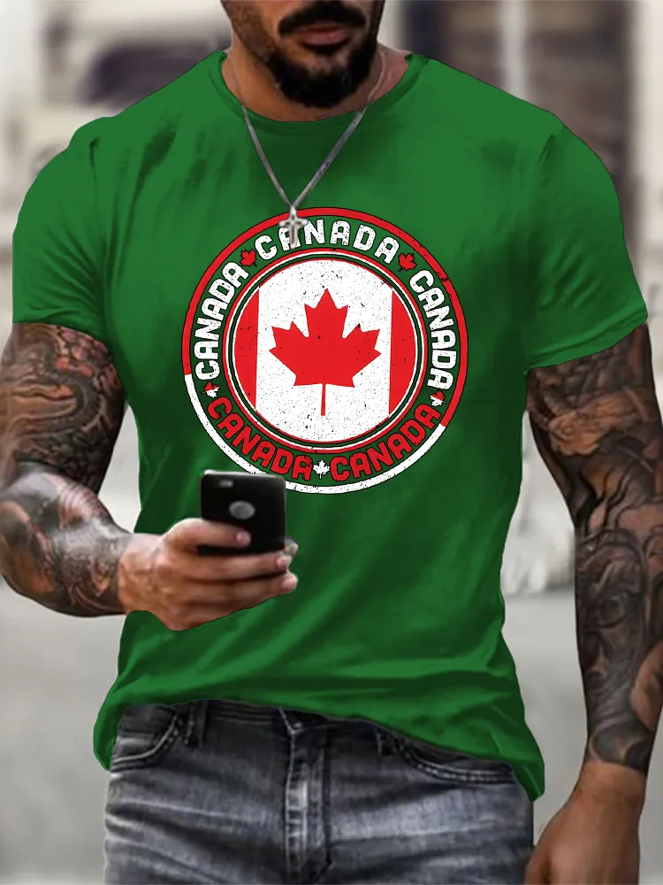Men'S We Are Canada Strong We Will Never Yield To Tru.p T-Shirt