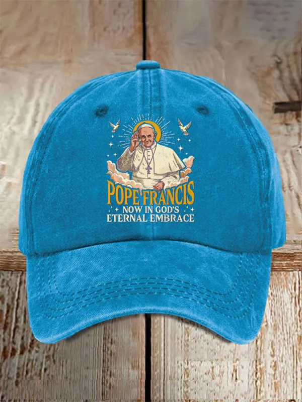 Men And Women's Now In God'S Eternal Embrace Washed Baseball Cap