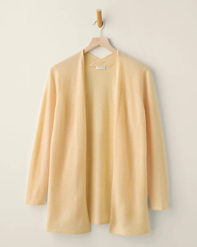 Easy Cashmere Open Cardigan