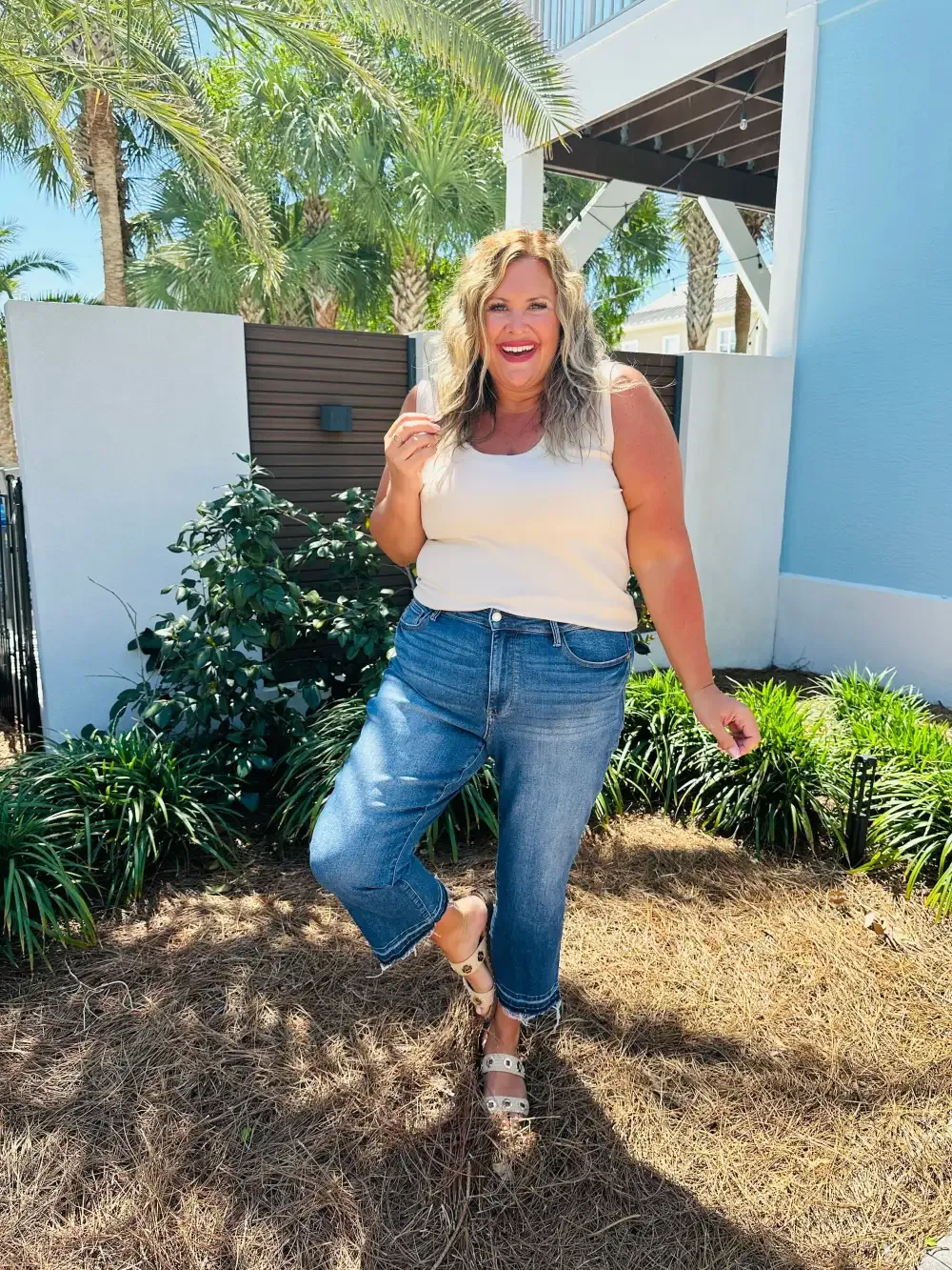 Judy Blue When Summer Kicks In Kick Flare Jeans