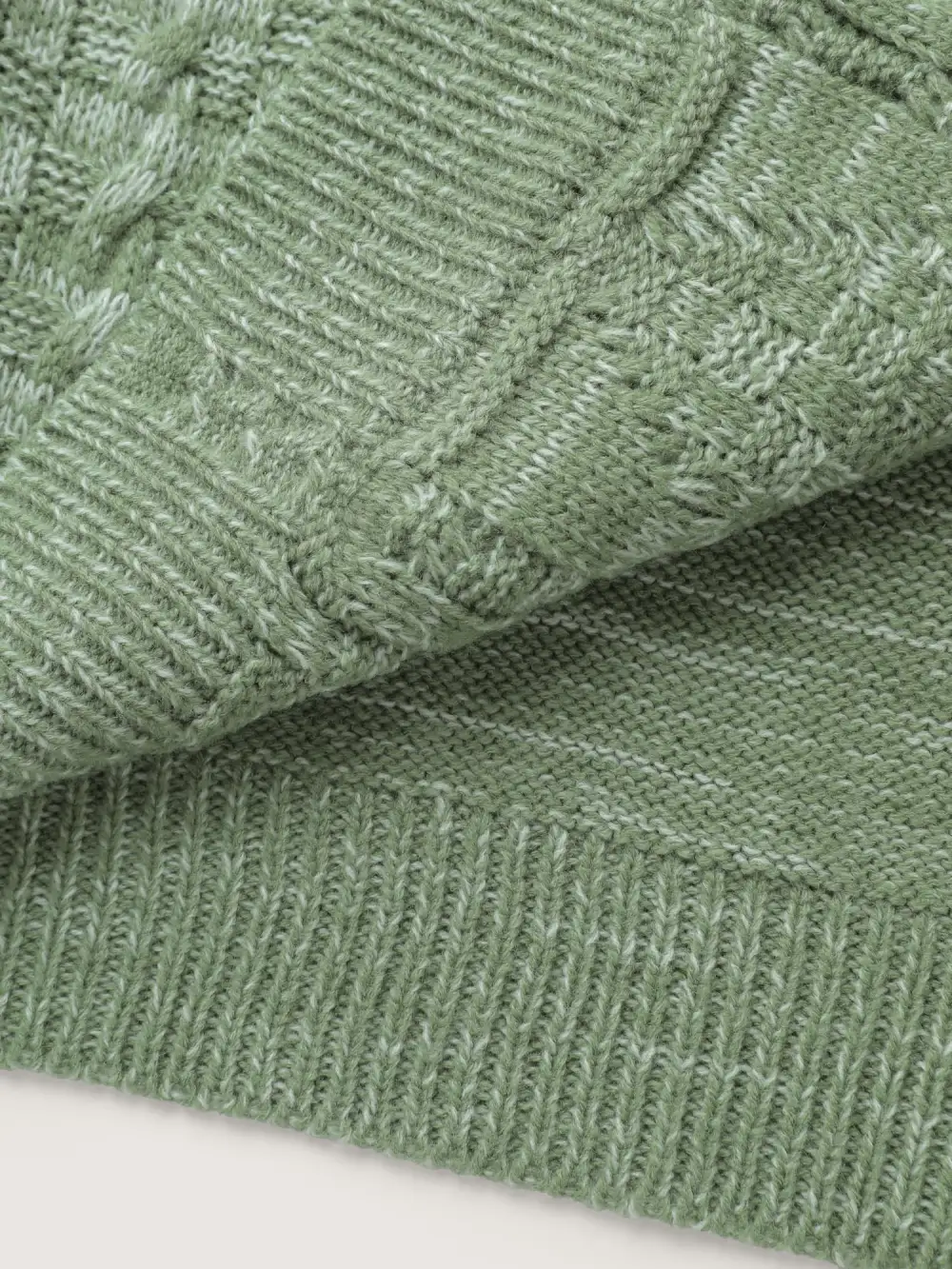 Cable Knit Textured Pockets Knit Cardigan