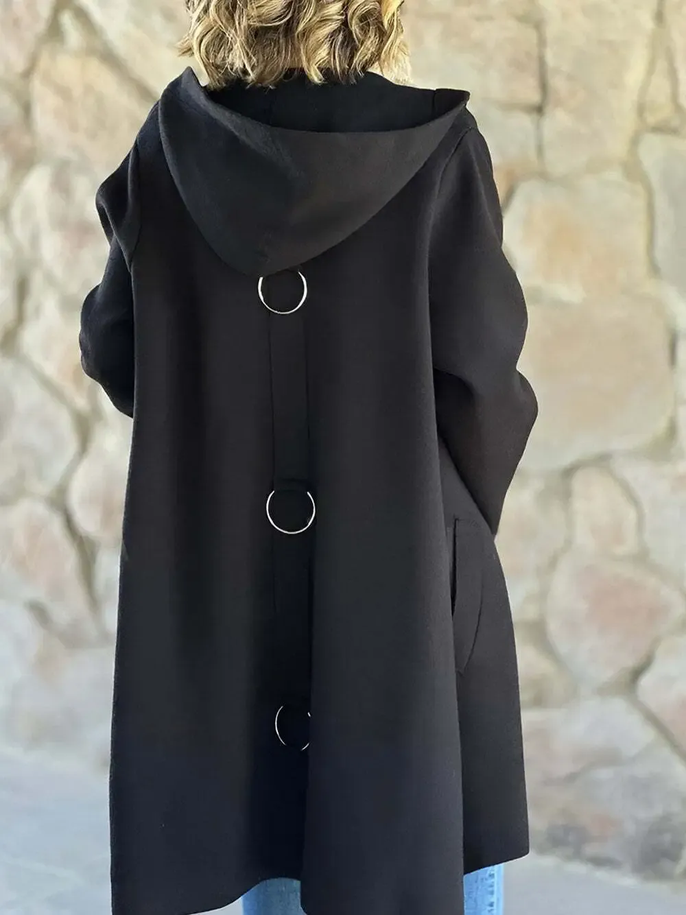 Shadow Ring Hooded Coat