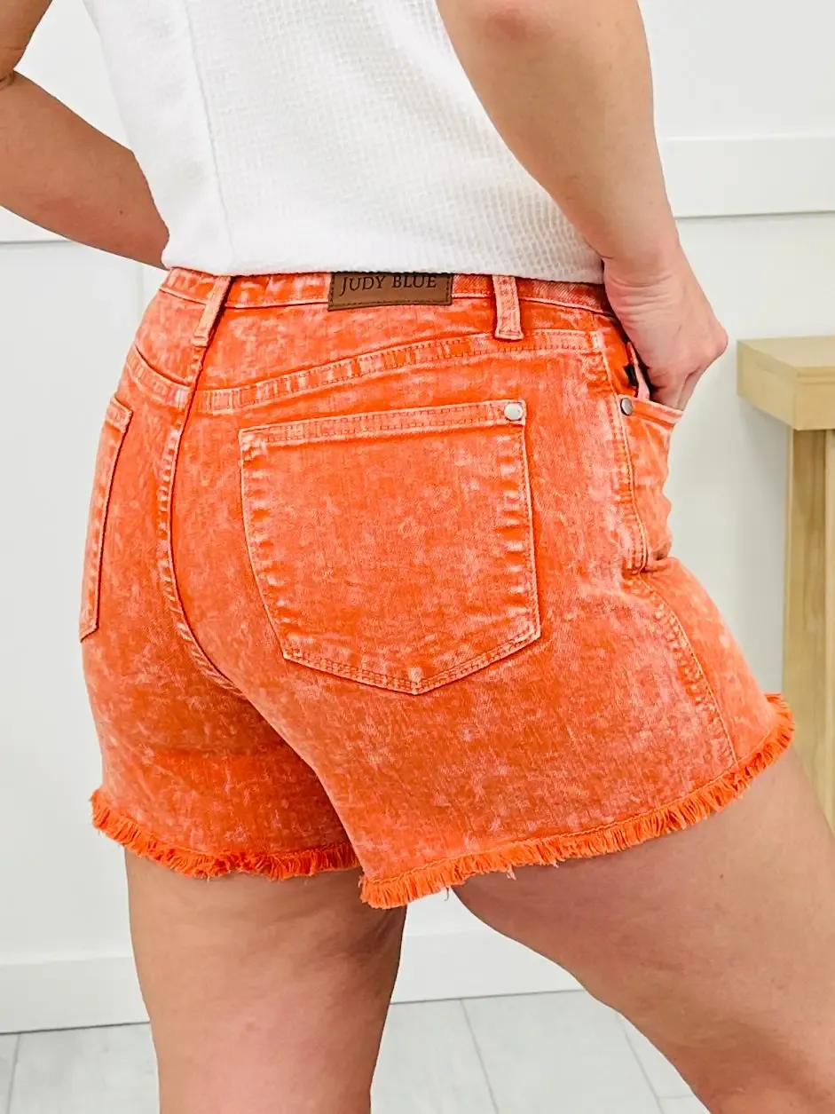Judy Blue Peachy Keen Shorts