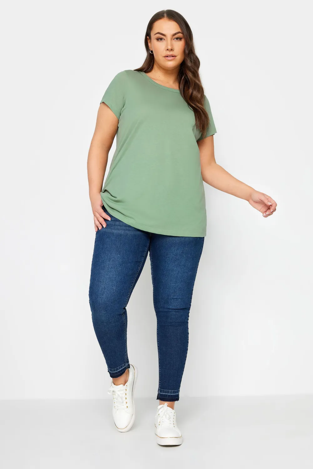 3 PACK Curve Green & Grey Essential T-Shirts
