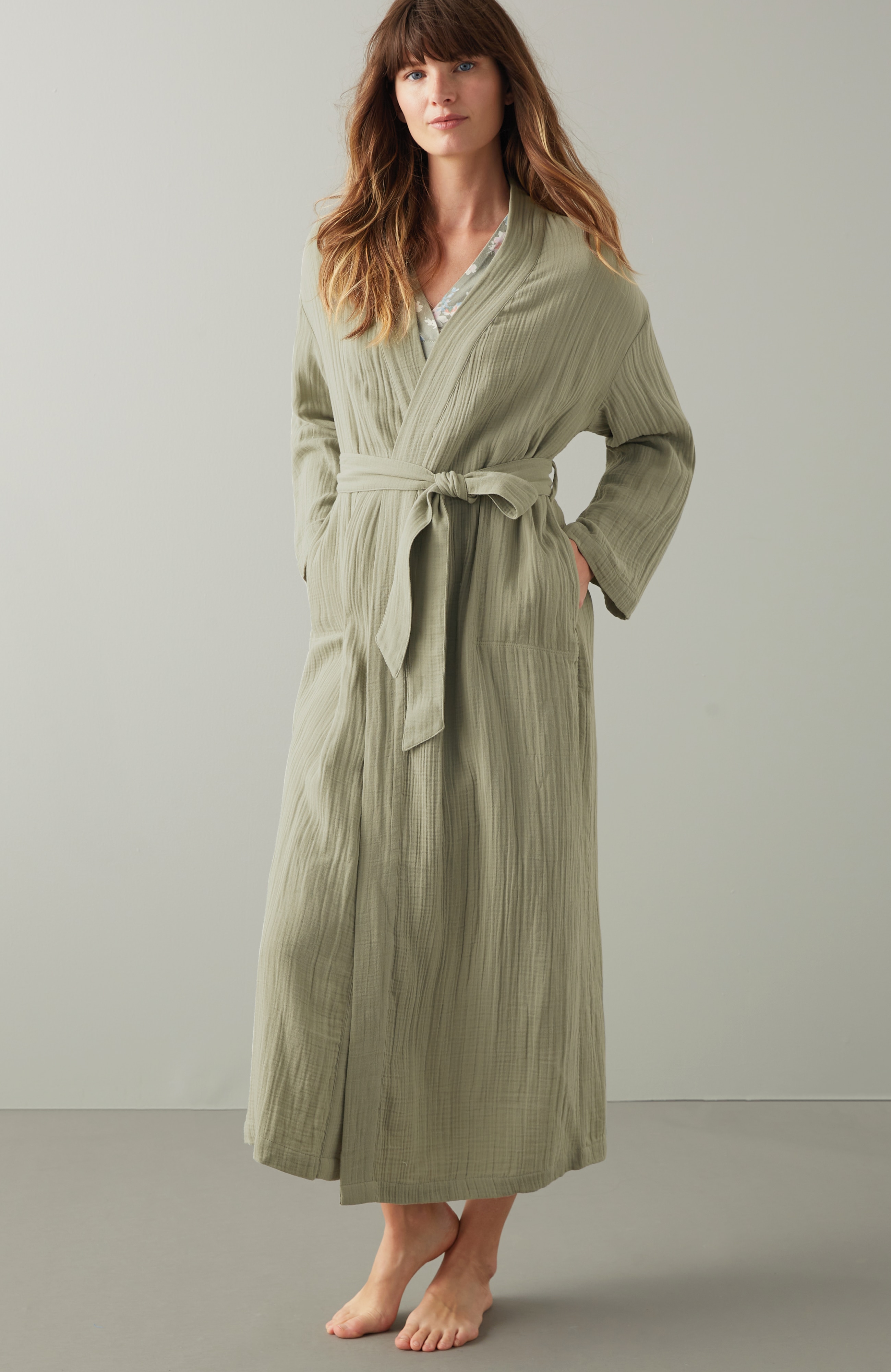 Sleep Cotton-Gauze Robe