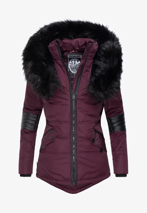 Winter short  parka coat black