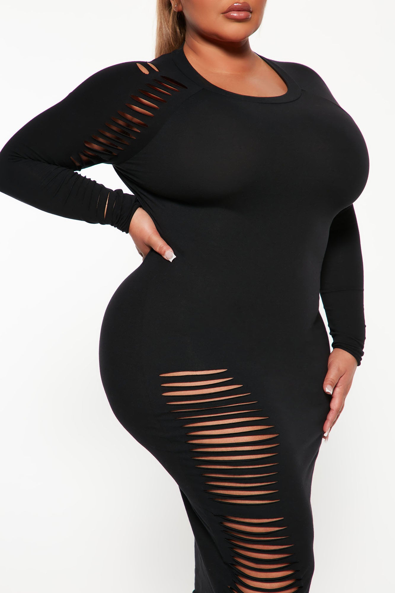 Blair Midi Dress - Black