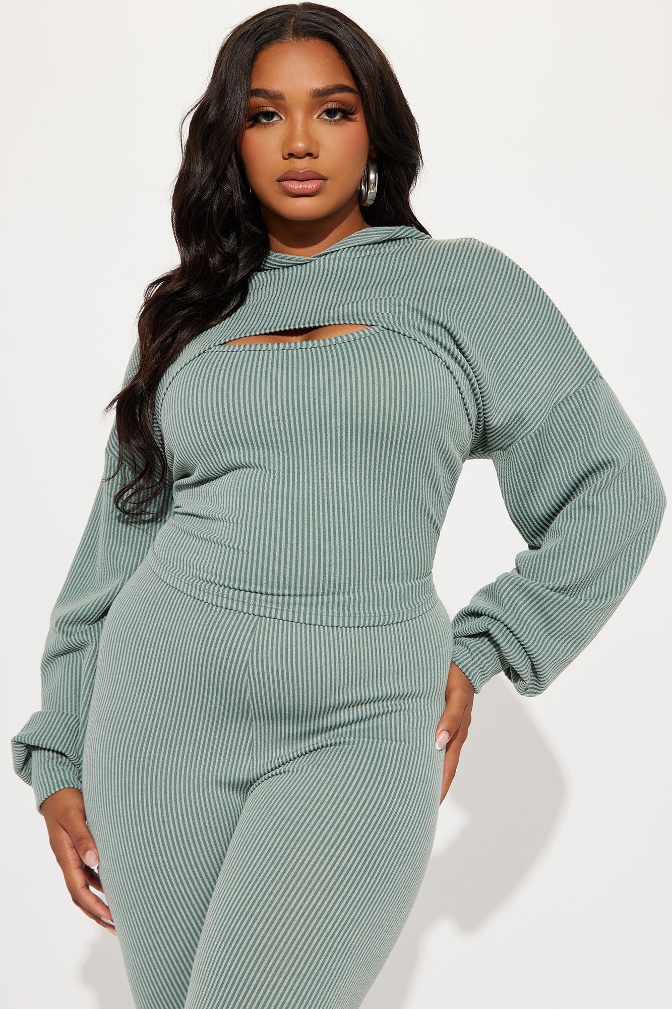 Wish For You Pant Set - Sage