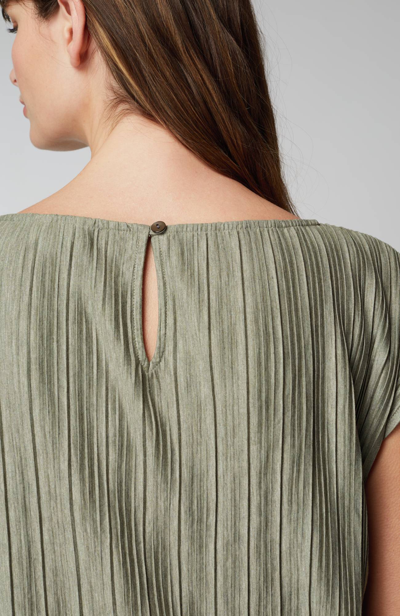 Pure Jill Pleated Dolman-Sleeve Top