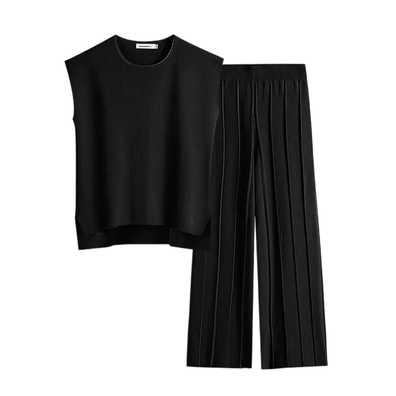 Women’s Crewneck & Wide Leg Lounge Set