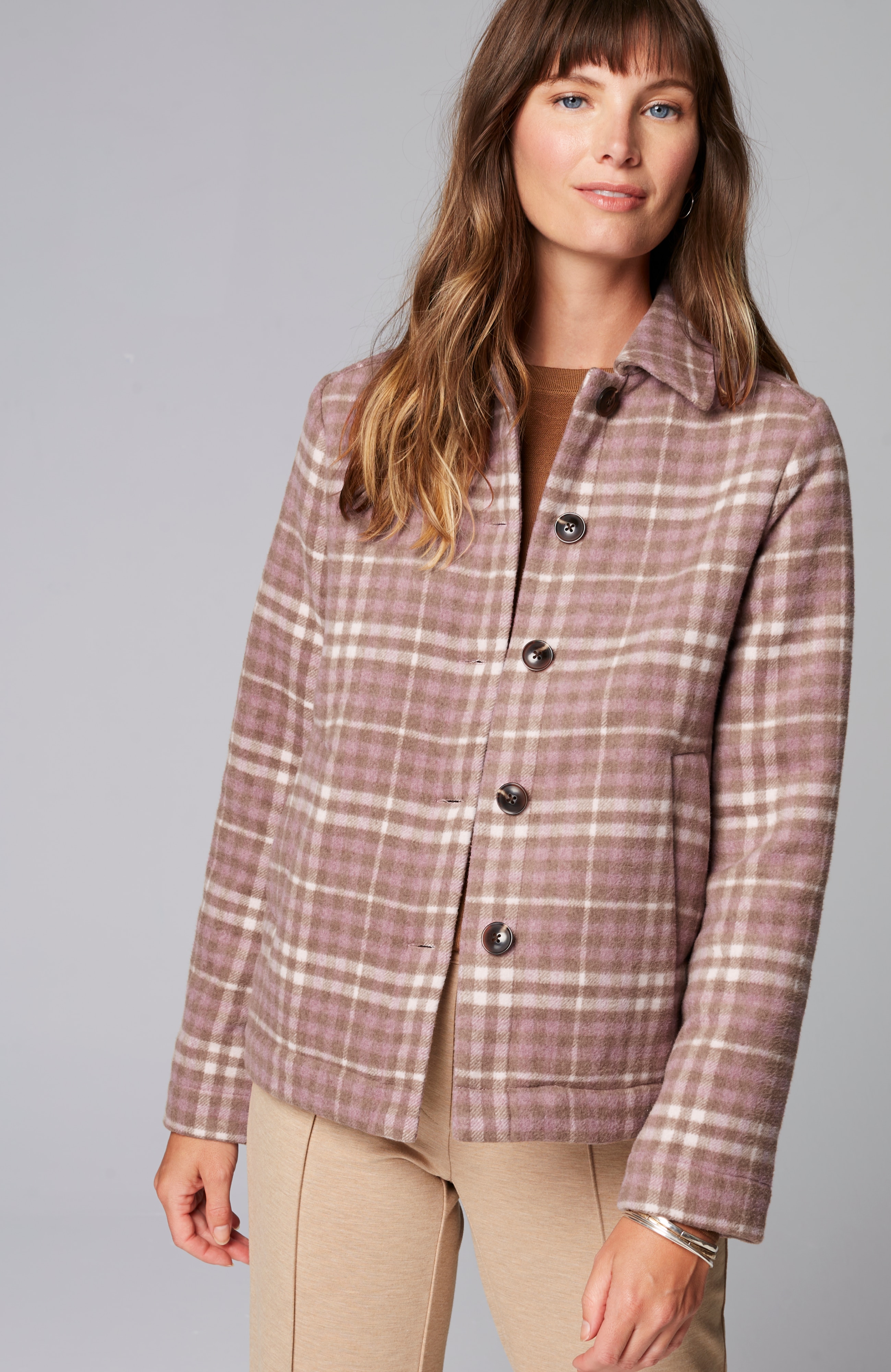 Wearever Double-Face Plaid Jacket