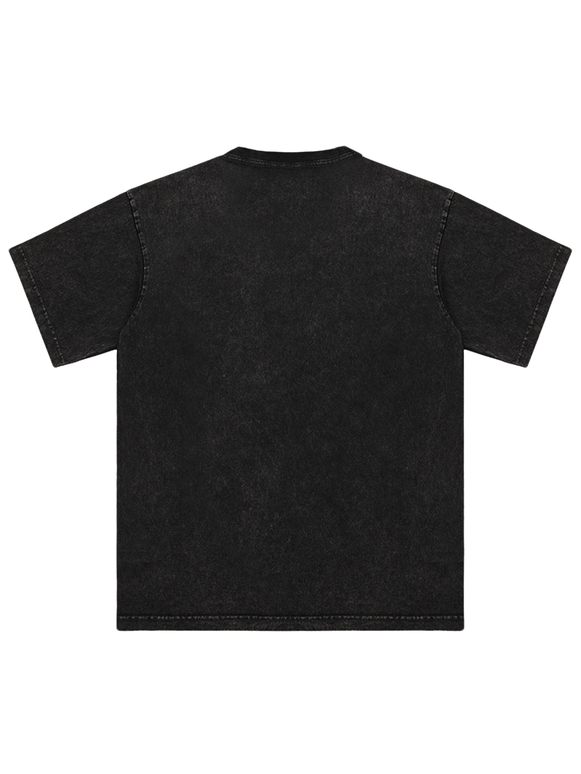 Fun Letter Print T-shirt - 1901