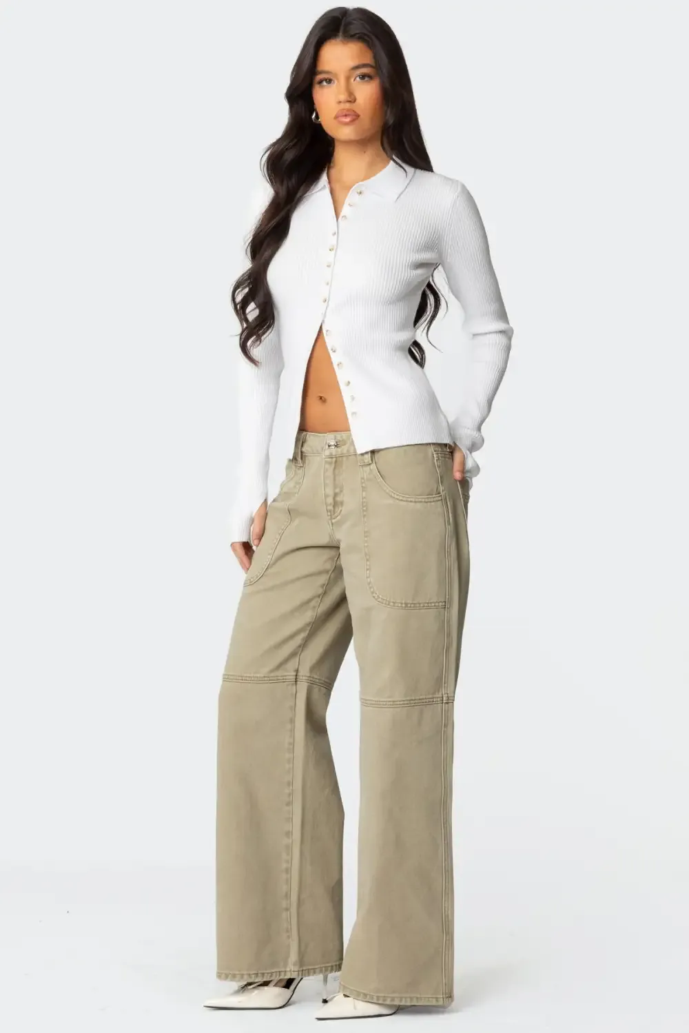 Mirielle Ribbed Knit Cardigan