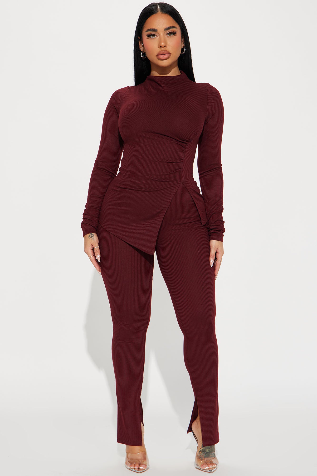 Miranda Legging Set - Burgundy