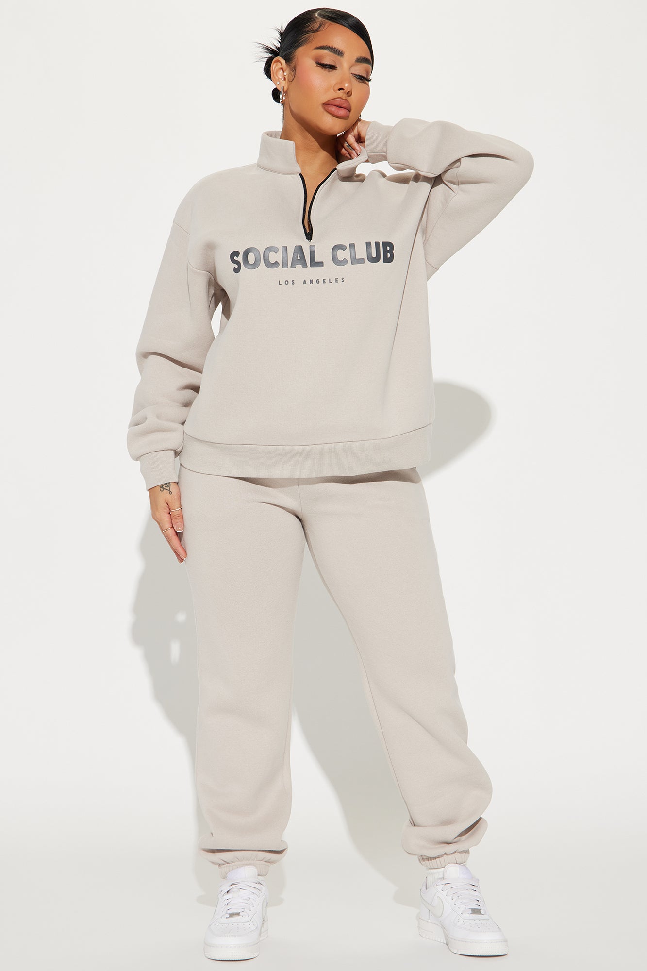 Social Club Sweatpant Set - Grey