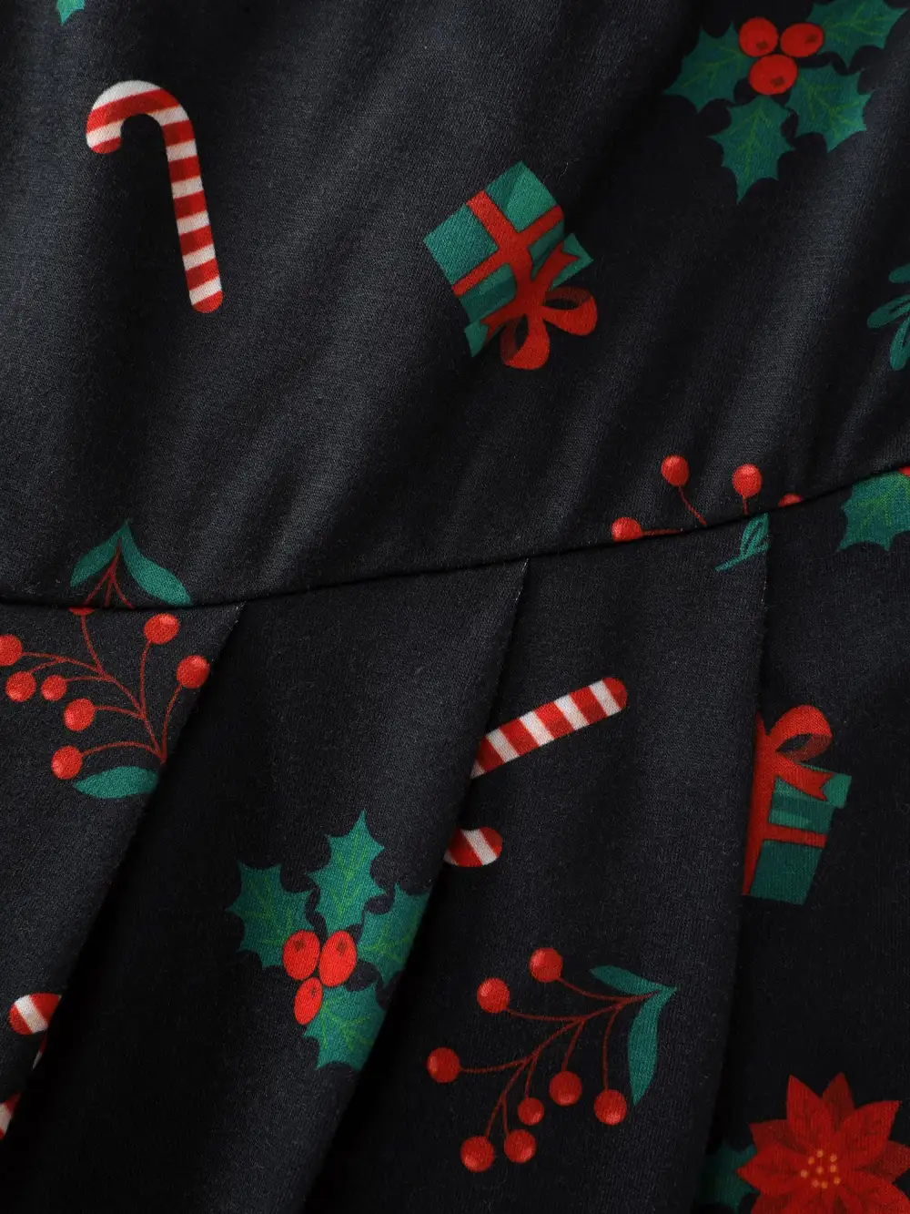 Holiday Candy Stretchy Overall Jumpsuit