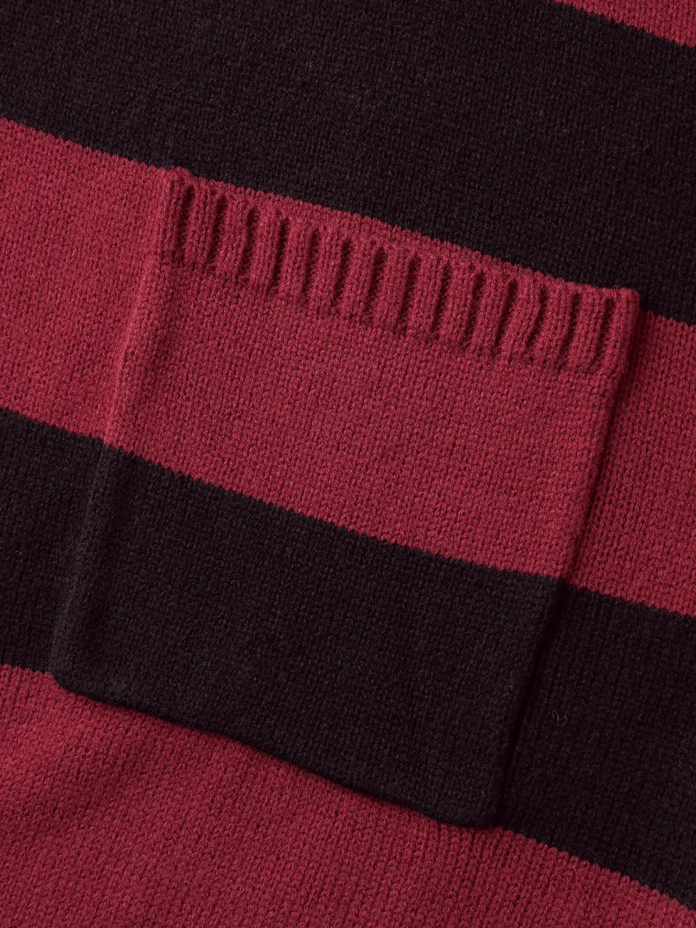 Colorblock Pockets Button Straight-Front Cardigan