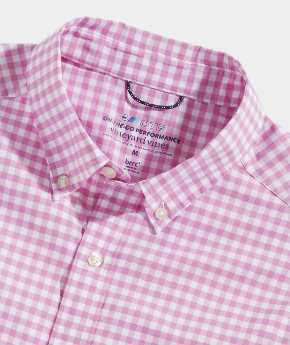 On-The-Go brrr° Gingham Shirt