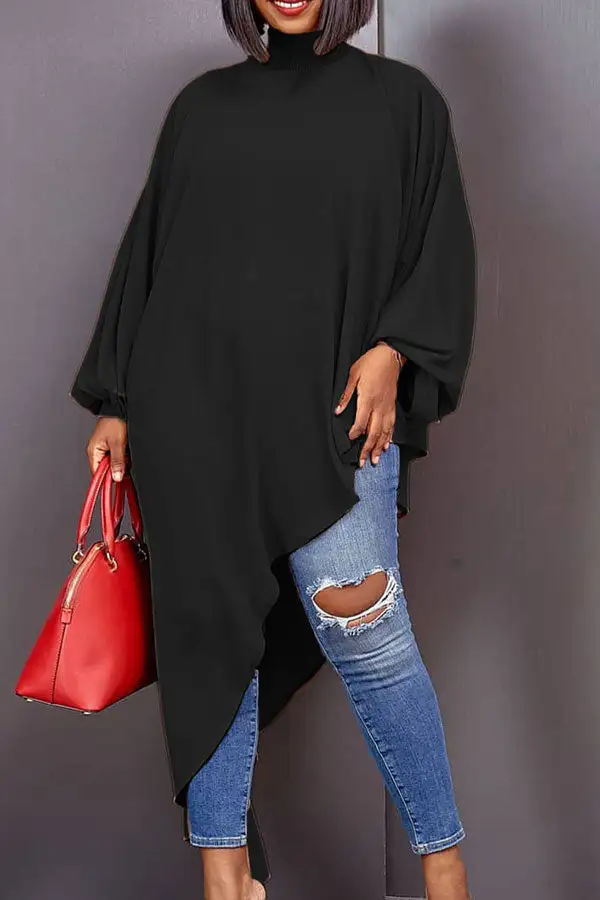  Smart Irregular Blouse