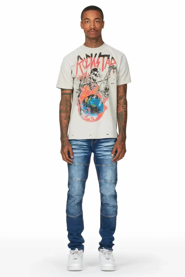 Milo Medium Blue Stretch Jean