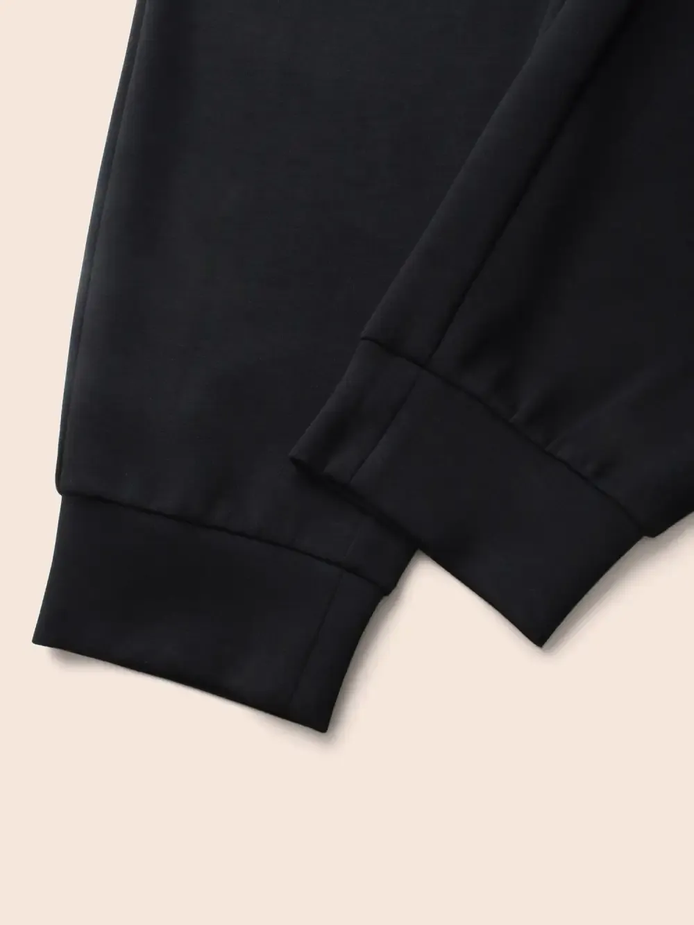 Plain Drawstring Medium Stretch Pants