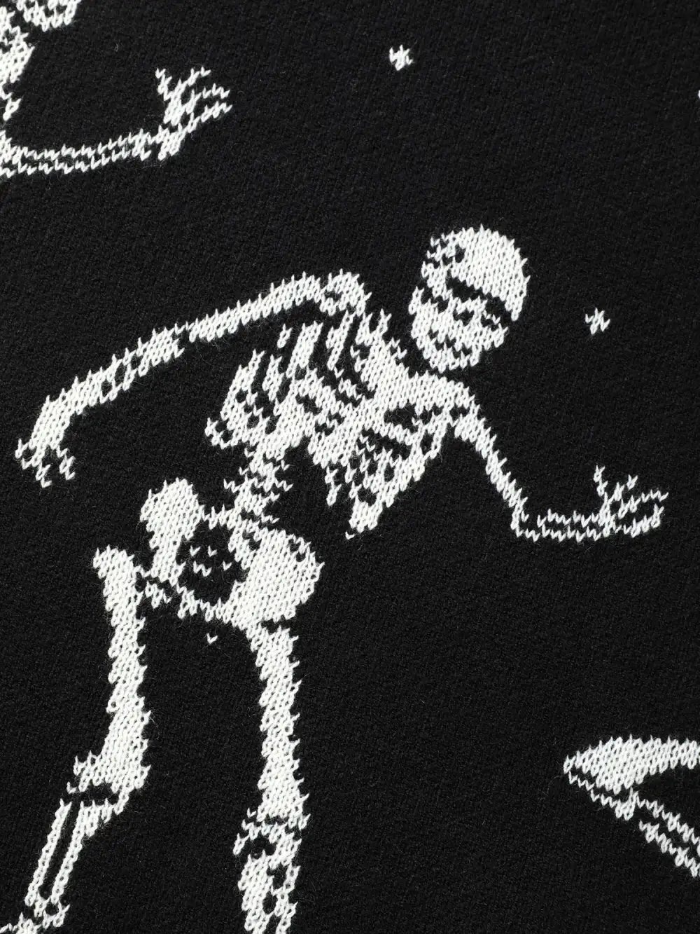 Supersoft Dancing Skeleton Print Pullover