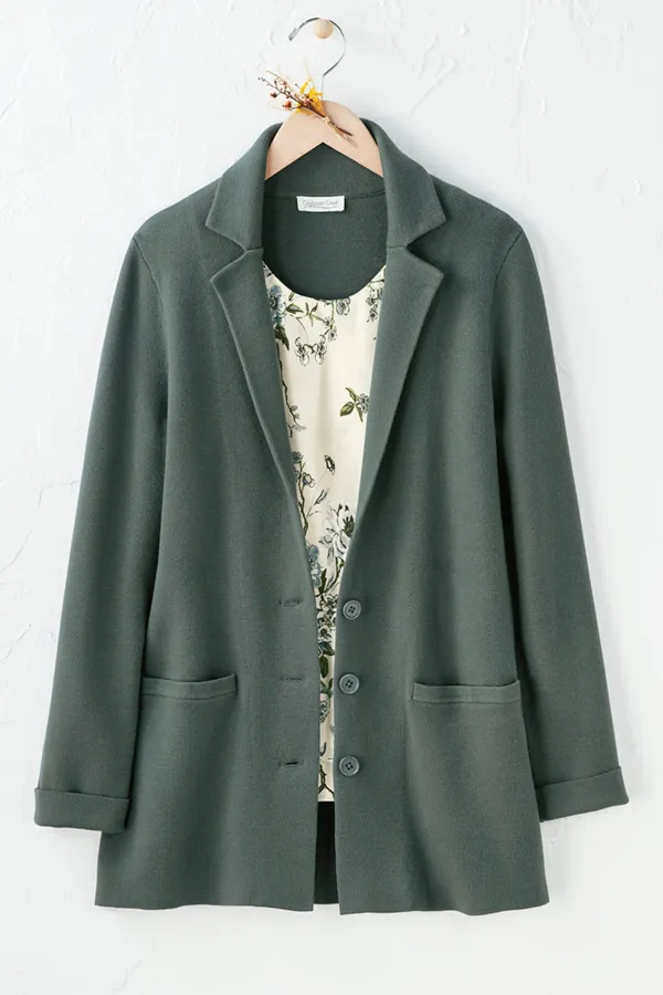 Knit Boyfriend Jacket