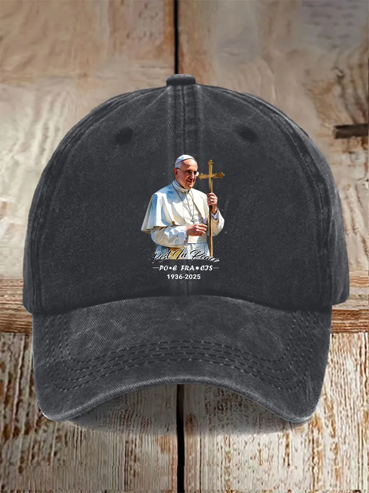 Men And Women's Rest In Peace 1936-2025 Washed Baseball Cap