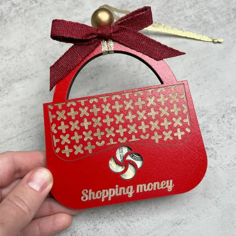 🎅CHRISTMAS GIFT🎁--💸Gas (Shopping) Money Ornament