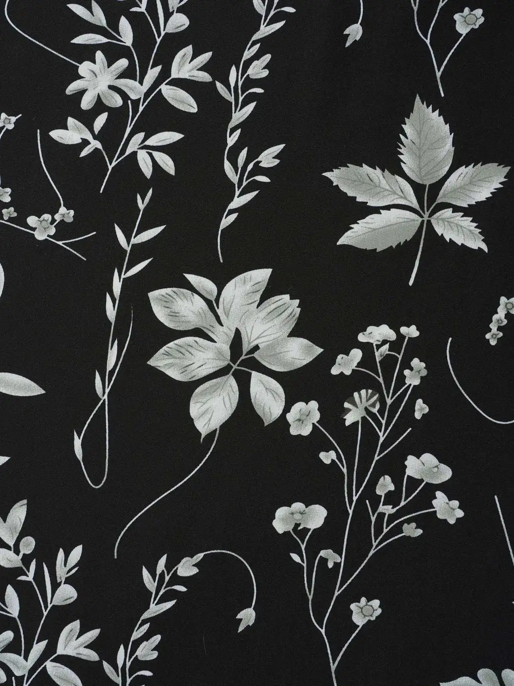 Floral Print Ruffled V-Neck Shirt