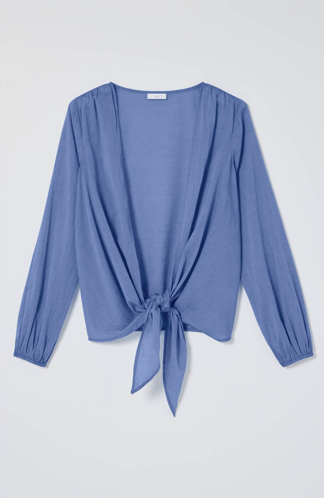 Voile Tie-Front Topper