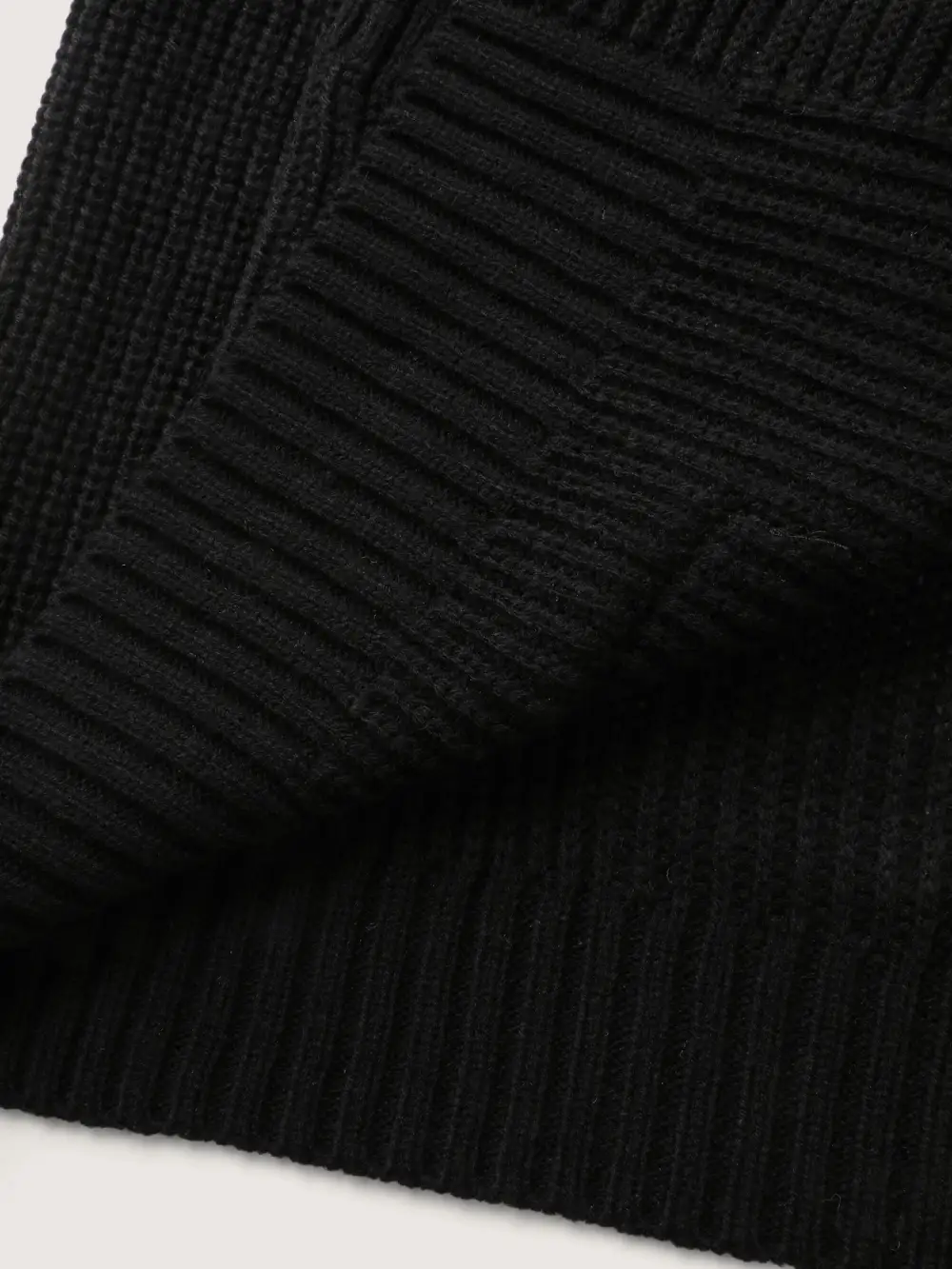 Mushroom Embroidery Textured Button Cardigan