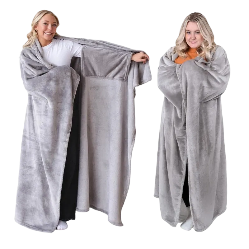 Wearable Blanket for Women, Adults & Teens – Cozy Sleeved Soft Blanket