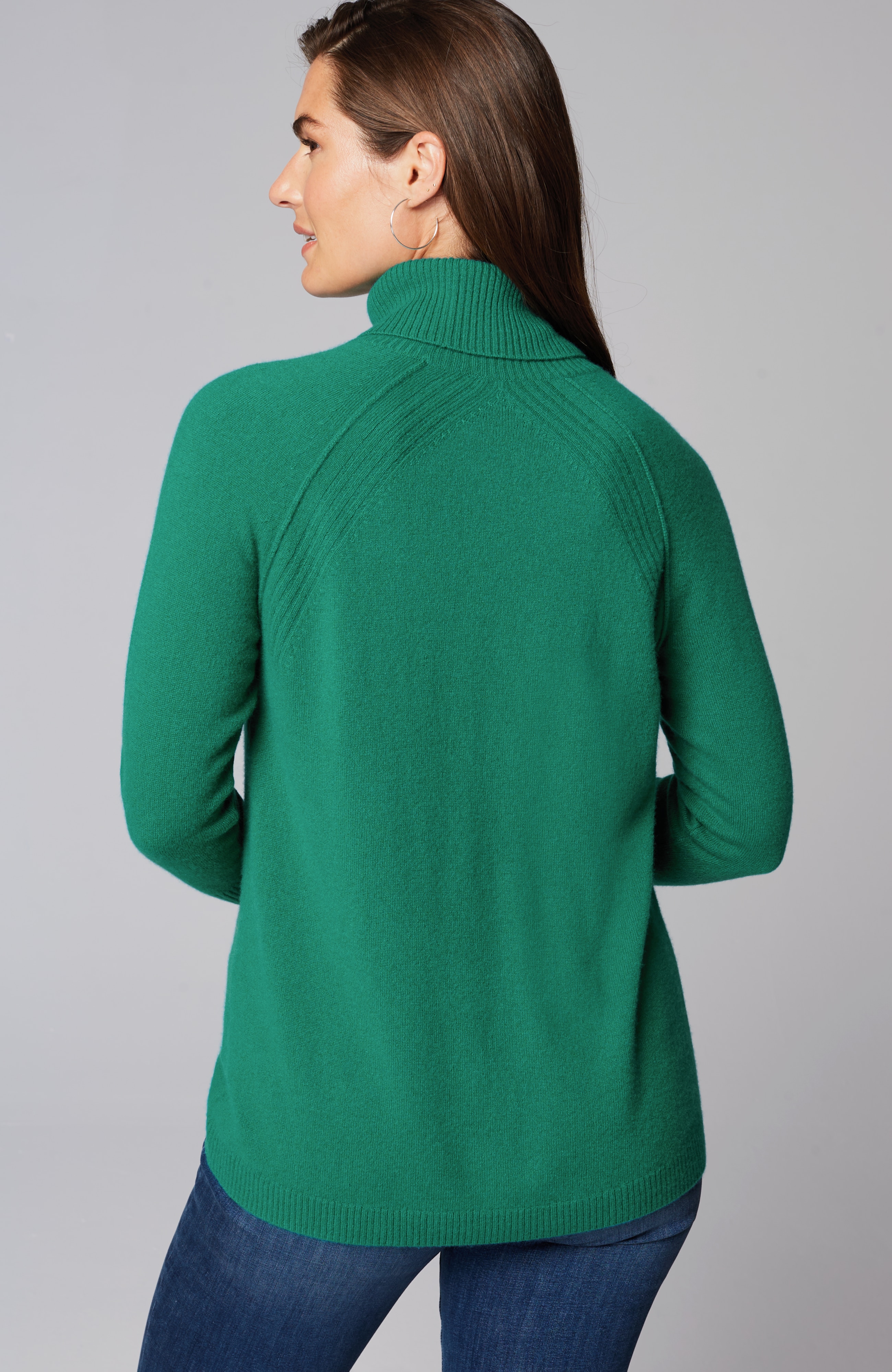 Cashmere Cowl-Neck Sweater