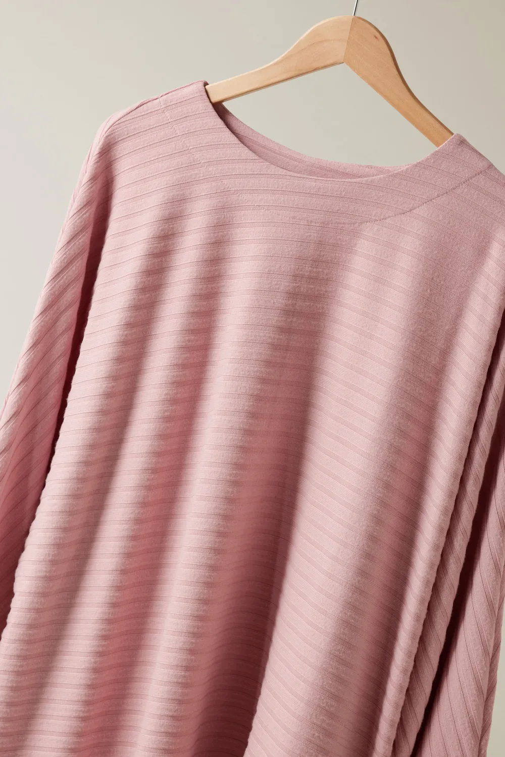 EVANS Curve Cream Ribbed Soft Touch Jumper