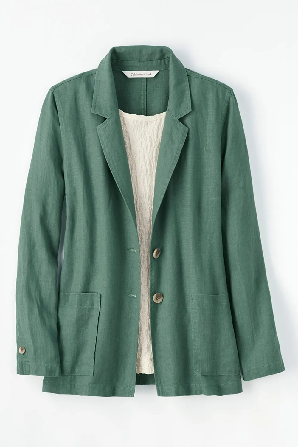 Linen Boyfriend Jacket
