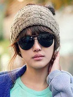 Autumn And Winter    Fashion Hairpin Ski Cap Handmade Knitted Headband