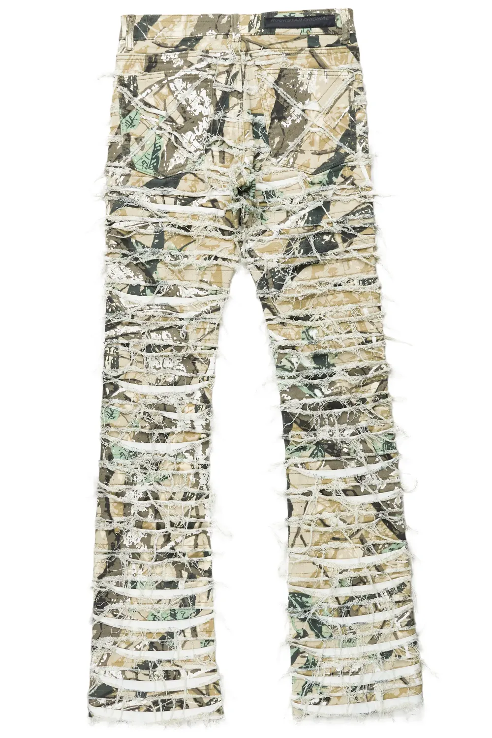 Cassius Tree Camo Stacked Flare Jean