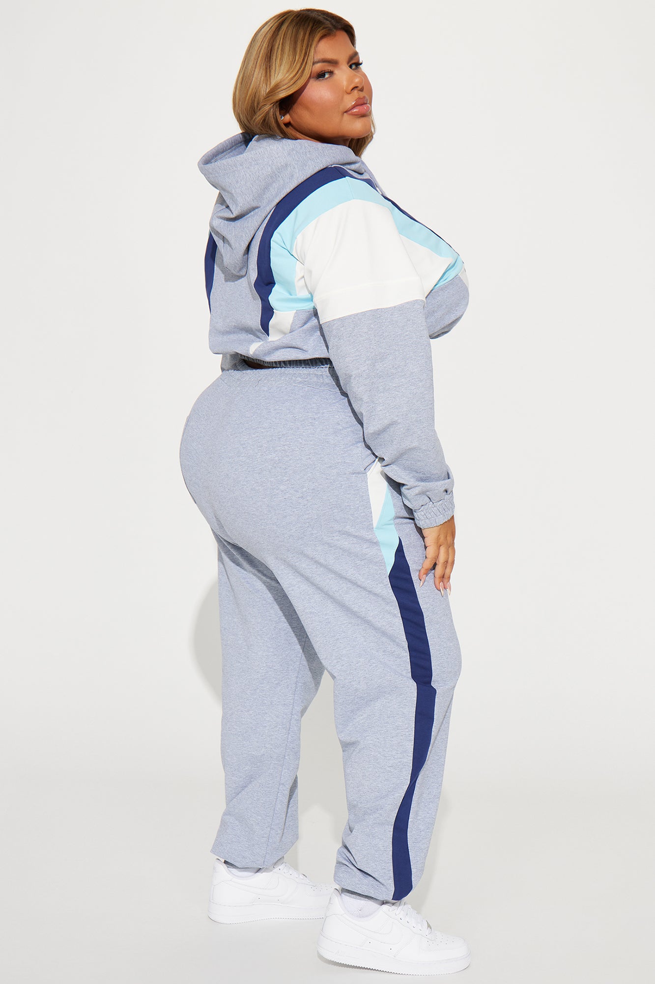 Naya Jogger Set - Grey/combo