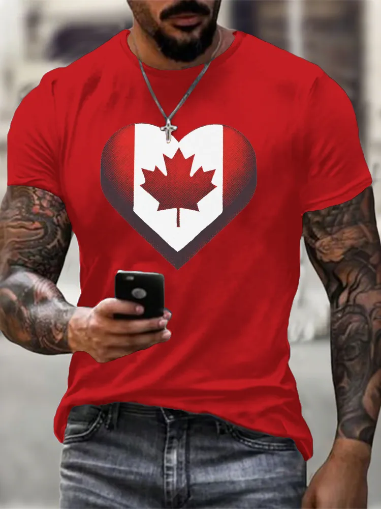 Men'S I Love Canada T-Shirt