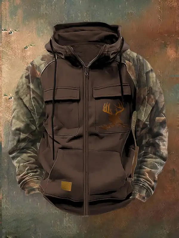 Women's Casual Retro Western Contrast Color Jacket